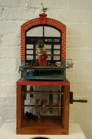 'You'll never weld alone' automata by John Dunn